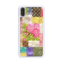 iKins SmartPhone case for iPhone XS/XS, cherry blossom white