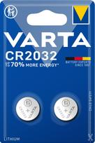 Varta CR2032 battery, 3 V, 2 pieces, lithium (6032101402)