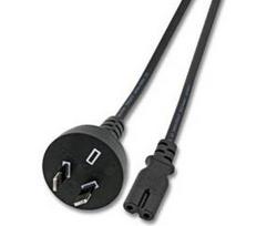 MicroConnect Australia to C7 Power Cord  1.8m, Black H03VV 2G 0.75 mm