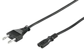 MicroConnect Power Cord Notebook 0.5m Black Black,