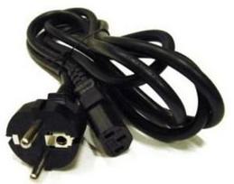 Dell 220V 2.0M power cord with  2-prong Euro plug