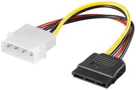 MicroConnect PC Y Power Cable/Adapter SATA Power 4pin-15pin 0,2m