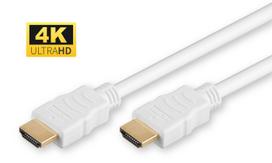 MicroConnect HDMI High Speed cable, 15m,  White High Speed with Gold