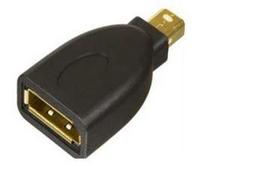 MicroConnect Mini Displayport - DP M-F DP 1.2, Black, Adapter