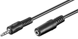 MicroConnect Audio Extension. Cable, 5m 3.5mm Minijack Extension Cable
