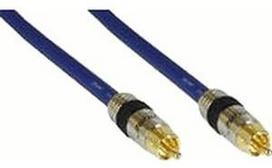 Intos InLine coaxial cable, male to male, round RCA (S/PDIF), 5 m (89805P)
