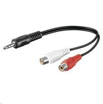 MicroConnect Audio Adapter Cable, 0,2 meter Audio adapter Cable 3.5 mm to