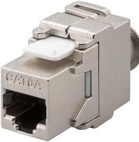 MicroConnect Keystone module CAT6a, STP RJ45 to IDC connectors