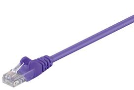 MicroConnect U/UTP CAT5e 0.25M Purple PVC Unshielded Network Cable,