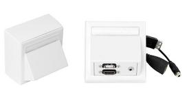 Vivolink Wall HDMI, USB + AUD 3,5mm .
