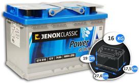 Akumuliatorius 12V 74Ah Jenox
