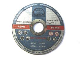 Diskas metalo pjovimo 115X1.2 TEDIAM
