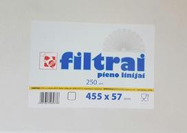 Filtras pienui 455x57mm (250vnt.) 154104