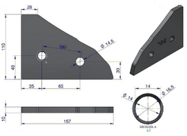 Lauko lenta priek. K 761107N