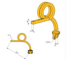 Spyruoklė 30x30 60mm D TCS-SR30-504