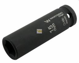Galvutė 1/2 15mm smūginė prailginta CrMo.DIN 3129