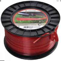 Valas trimerio raudonas kvadratinis NL24343SKR 2,4mm 343m