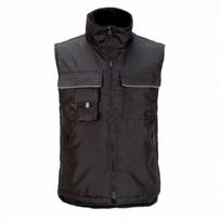 Šilta BoSafety VS-CAN-0200 liemenė su flysu, juoda