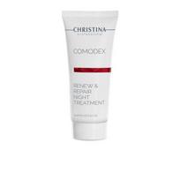 Christina Laboratories Comodex Renew & Repair Night Treatment Odos toną gerinantis, atnaujinantis, gydomasis naktinis gelis 50 ml