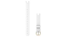 Garmin Lily dirželiai, 14 mm, L, Balta itališka oda