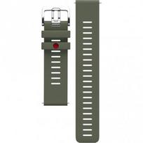 Poliarinis Silikoninis laikrodžio dirželis, 22 mm, M-L, Žalias