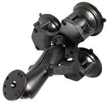 RAM TRIPLE SUCTION CUP BASE WITH AMPS