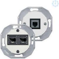 Cover plate for data outlet 1xRJ white Renova WDE011700 | 3606480661952