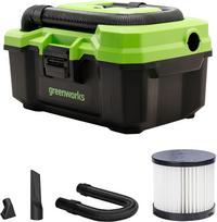 Sauso-drėgno valymo siurblys Greenworks G24WDV; 24 V (be akumuliatoriaus ir pakrovėjo)