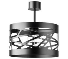 Sietynas ant stulpo MODUL FREZ 1xE27/60W/230V d. 30 cm juodas