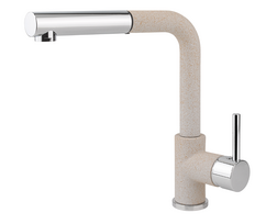 Plautuvės maišytuvas su ištraukiama žarna Aquasanita Modus 2383, 110 Beige - Sand