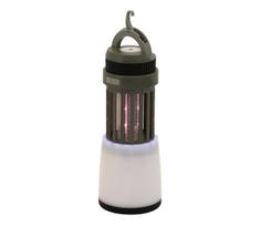 LED Nešiojama įkraunama lempa su vabzdžių gaudykle LED/2W/1800mAh/3xAAA IPX4 žalia