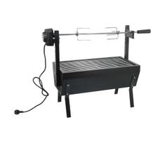Anglių grilis su varikliu 4W/230V juoda