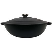 Apvalus emaliuotas ketaus puodas Zyle ZY030DBKI Ø30 cm, 4,8 l, juodas