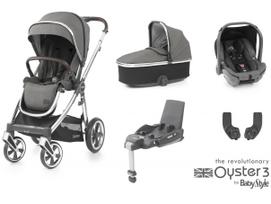 OYSTER 3 STROLLER SET 5IN1 MERCURY/MIRROR
