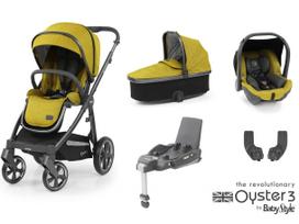 OYSTER 3 STROLLER SET 5IN1  MUSTARD/CITY GREY