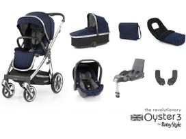OYSTER 3 STROLLER SET 7IN1 RICH NAVY/MIRROR