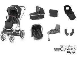 OYSTER 3 STROLLER SET 7IN1 CAVIAR/MIRROR