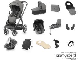 OYSTER 3 STROLLER SET 12IN1 MERCURY/CITY GREY