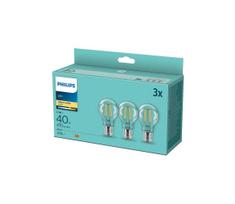 RINKINYS 3x LED Lemputės VINTAGE Philips E27/4,3W/230V 2700K