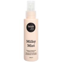 Dulksna veido odai ir plaukams Laouta Milky Mist Toning & Hydrating LAO0416, tonizuojanti, drėkinanti, 100 ml