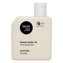 Drėkinamasis deginimosi aliejus kūnui Laouta Beach Body Tanning Oil Mastic LAO0011, SPF 6 apsauga, 100 ml
