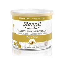 Šiltas depiliacinis vaškas Starpil STR3010308001, natūralus - su aukso dalelėmis, 500 ml