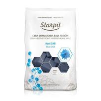 Žemoje temperatūroje besilydantis vaškas depiliacijai Starpil STR3010202001, mėlynas, 1 kg