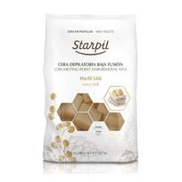 Žemoje temperatūroje besilydantis vaškas depiliacijai Starpil STR3010208002, dramblio kaulo, 1 kg