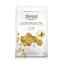 Žemoje temperatūroje besilydantis vaškas depiliacijai Starpil STR3010211001, su aukso dalelėmis, 1 kg