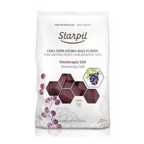 Žemoje temperatūroje besilydantis vaškas depiliacijai Starpil STR3010217001, vyno terapija, 1 kg