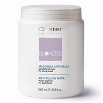 Geltoną atspalvį neutralizuojanti kaukė plaukams Oyster Blondye Anti-Yellow Mask, OYMA09010010, 1000 ml