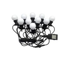 LED lauko girlianda STRING 5m 10xLED/0,5W/230V IP44 3000K