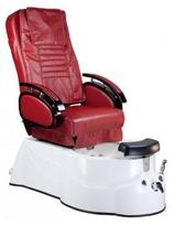 X Salon pedikiūro kėdė SPA su 2 varikliais ir masažu bordo Coimbra