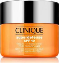 Clinique Superdefense Broad Spectrum SPF 40 Fatigue + First Signs Of Age Multi-correcting Gel jauninamasis veido kremas-gelis, 30 ml